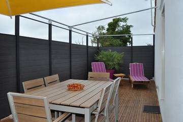 Gîte pour 4 personnes, avec terrasse dans Port de la Cotinière