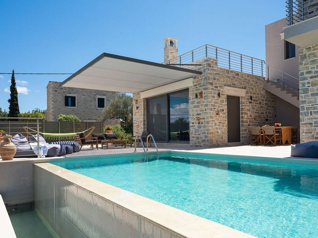 Villa in Tymbaki,crete mit Schwimmbecken in Kamilari, Iraklio-Heraklion und Umgebung