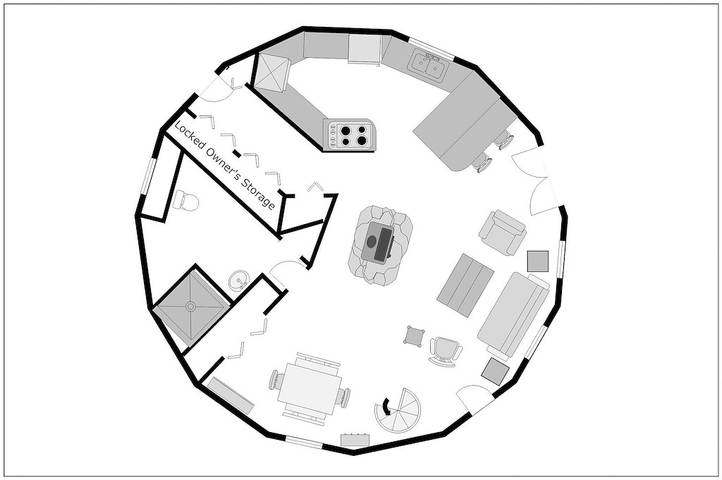 Log cabin for 9 people, with terrace, with pets in Mount Hood