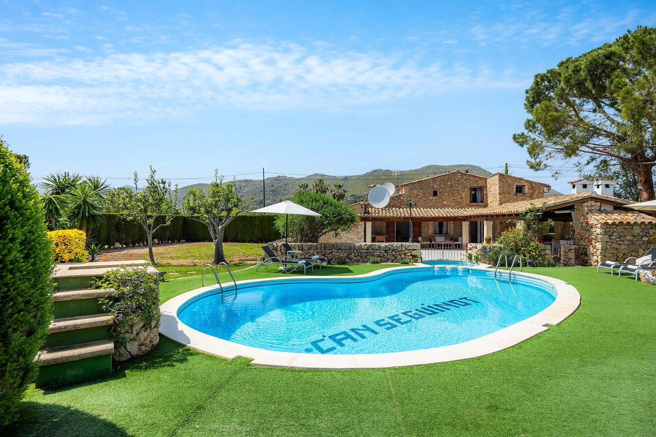 Villa "La Fortaleza" mit Bergblick, privatem Pool und Wlan in Port de Pollença, Pollença