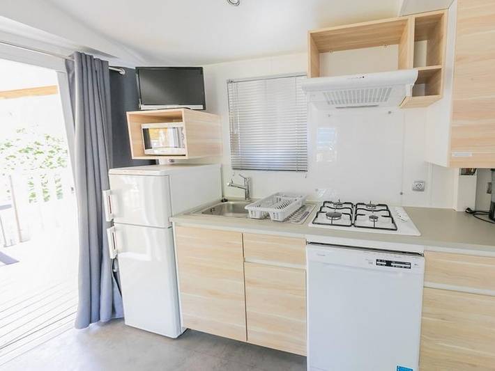Mobil home pour 4 personnes, avec bassin pour enfant, animaux acceptés à Saint-Augustin - 4