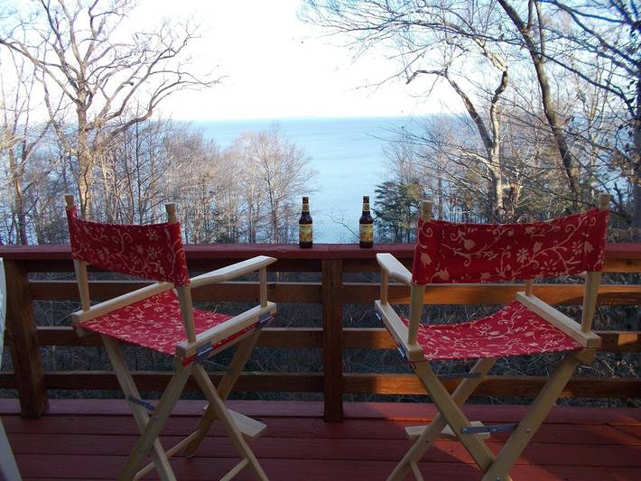 Log cabin for 6 people, with terrace in Virginia