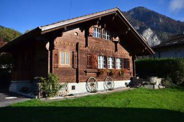 Ferienhaus für 6 Personen, mit Garten und Terrasse, mit Haustier am Thunersee