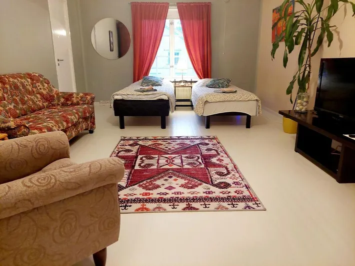 Ferienwohnung für 4 Personen, mit Ausblick und Garten sowie Sauna - 1
