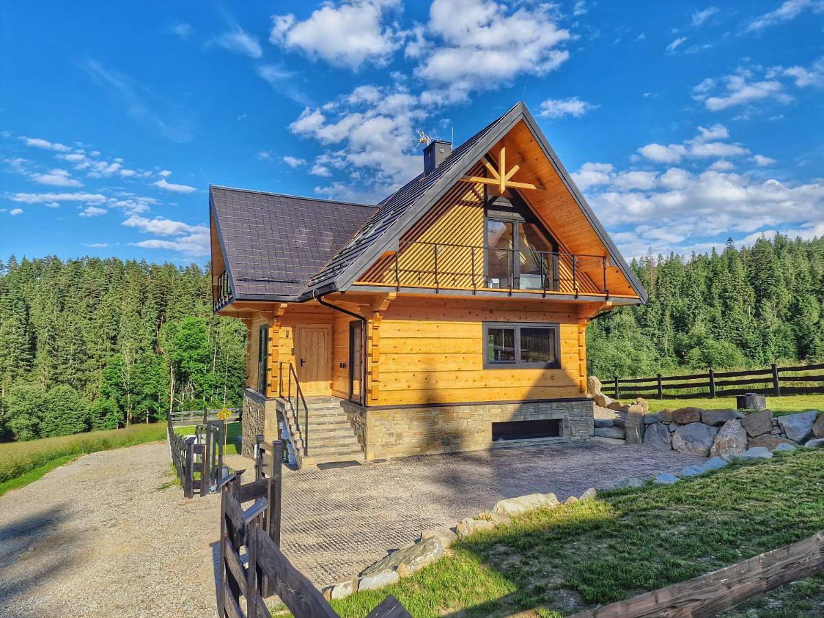 Lk Forest Villa luksusowe domy z basenem z jacuzzi, sauną, grotą solną, salą bilardową i ogrodem in Karpaten (Polen)