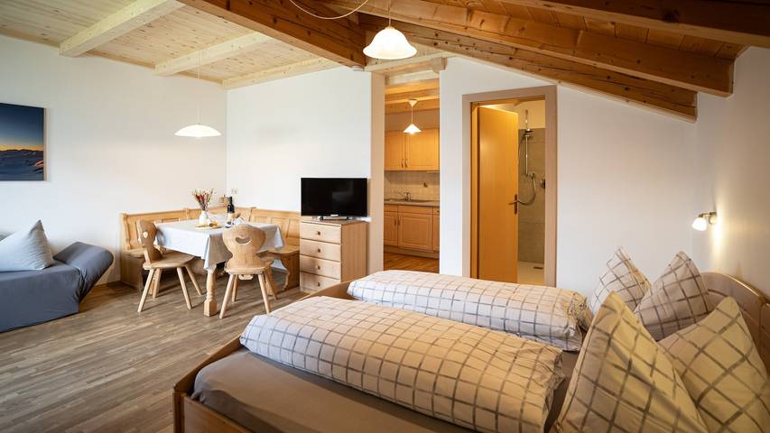 Entire apartment, Apartment 'Kirchbach' with Mountain View, Shared Pool and Wi-Fi in Plaus, Ortler Alps