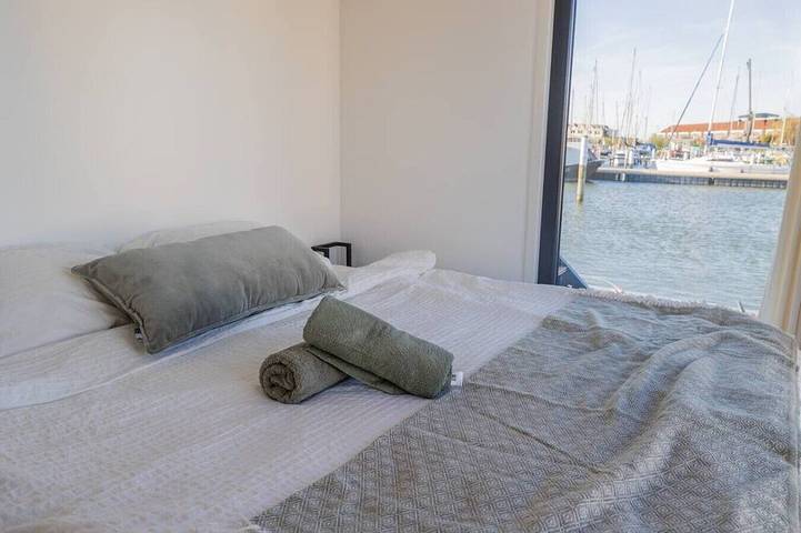 Fantastic Houseboat `Splendid` with Tender Kaag in Monnickendam, Markermeer