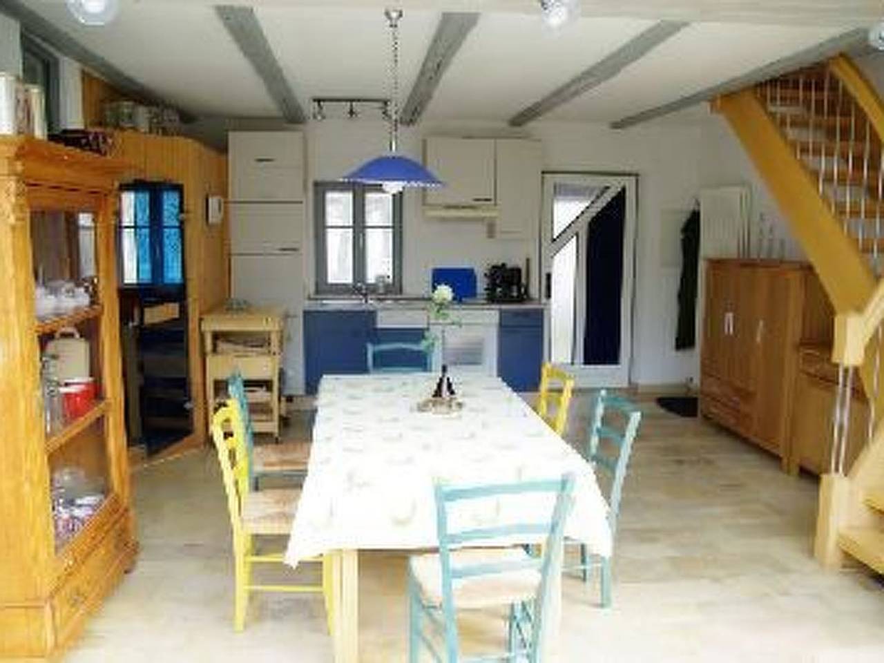 Blaues Haus in Gunzenhausen, Fränkisches Seenland