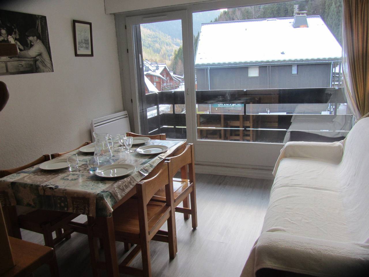 Studio entier, Studio avec balcon pour 5 pers. aux Contamines-Montjoie, parking inclus in Les Contamines-Montjoie, Pays du Mont-Blanc