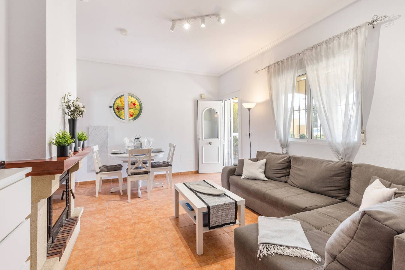 Casa de vacaciones 'Sueño' con vistas a la montaña, Wi-Fi y aire acondicionado in Mazarron Country Club, Mazarrón