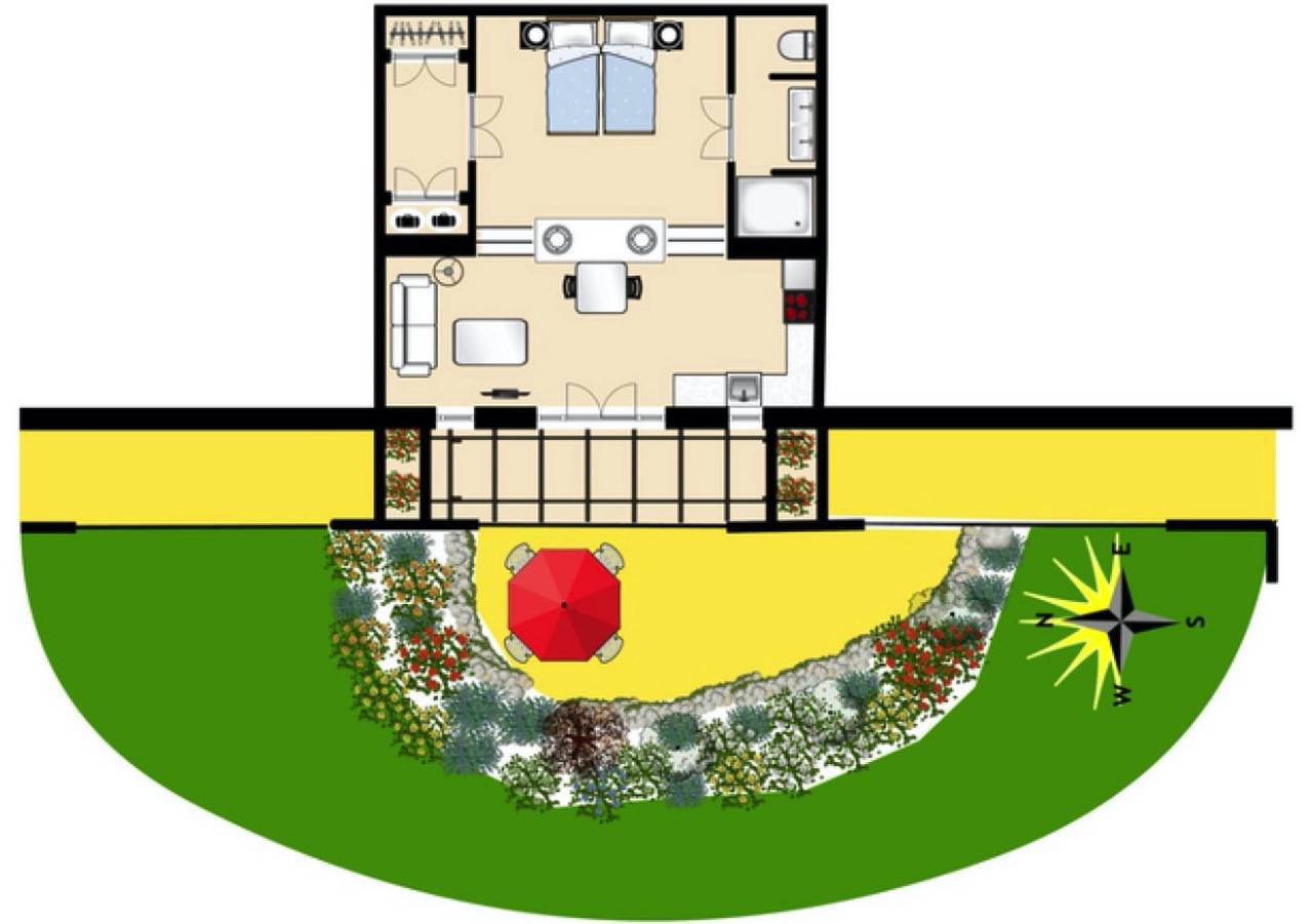 Studio entier, Villafleury - Studio in Montbrun-les-Bains, Région de nyons
