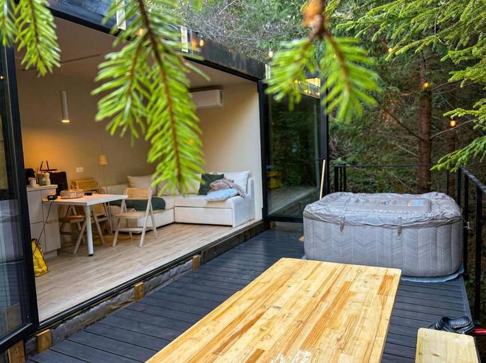 Camping für 4 Personen, mit Garten und Ausblick in Rumänien