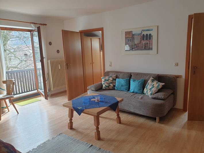 Ferienwohnung für 3 Personen, mit Balkon und Sauna in Bad Hindelang