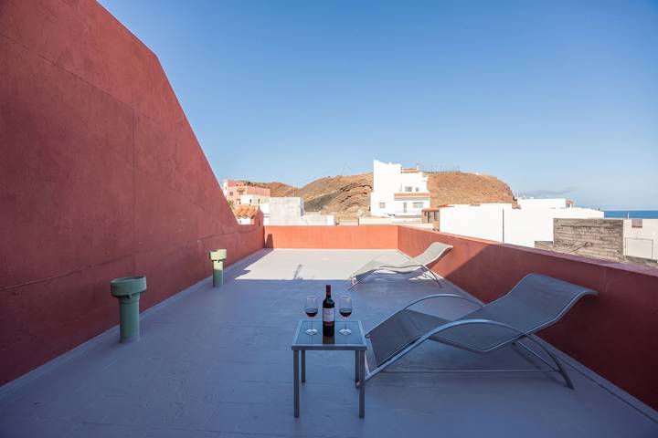 Maison de vacances pour 6 personnes avec terrasse in La Restinga, El Pinar de El Hierro