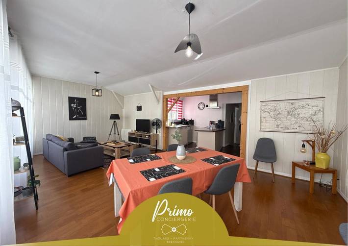 Appartement de vacances pour 6 personnes, avec balcon