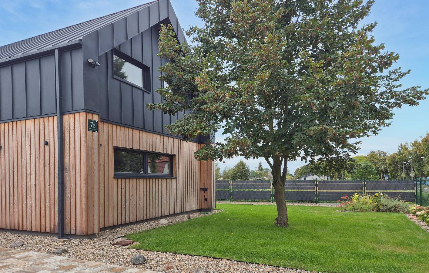 Ferienhaus für 6 Personen mit Terrasse in Nowe Warpno, Stettiner Haff