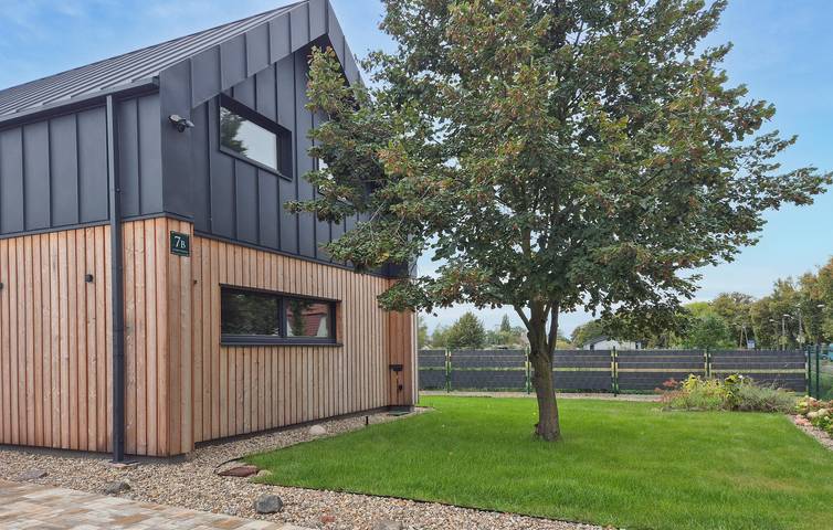 Ferienhaus für 6 Personen mit Terrasse in Nowe Warpno, Stettiner Haff