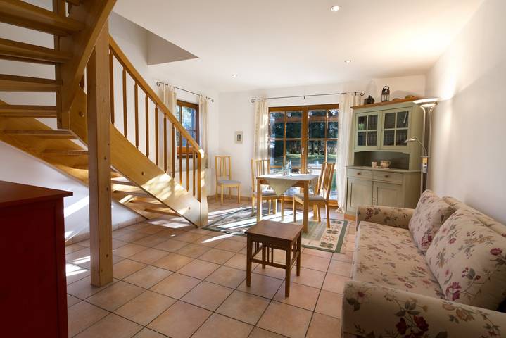 Ferienwohnung für 2 Personen, mit Balkon und Terrasse sowie Garten und Sauna in Krün - 2