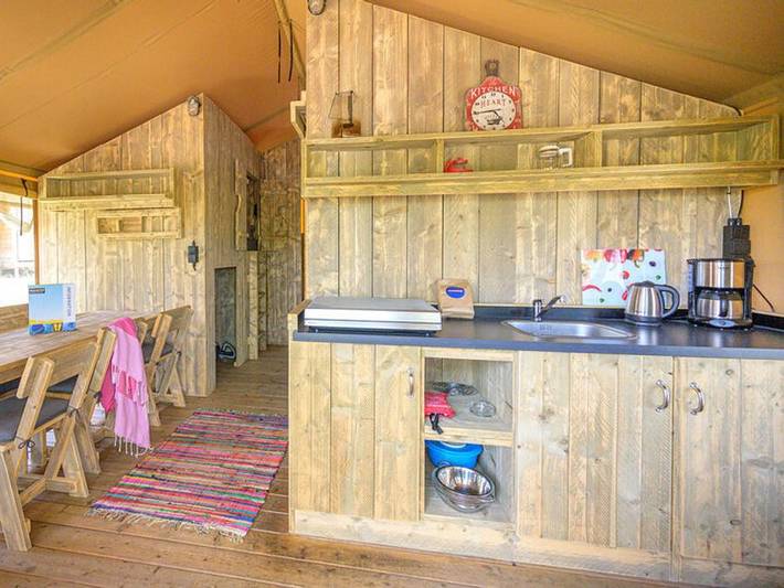 Lodge pour 6 personnes, avec bassin pour enfant, animaux acceptés dans le Gers - 4