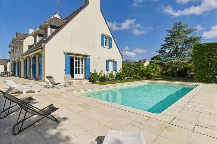 Maison de vacances pour 10 personnes, avec piscine et jardin à Le Pouliguen