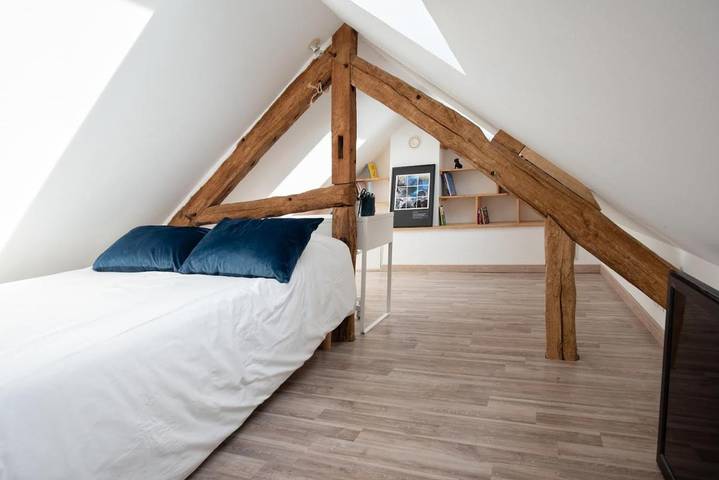 Location de vacances pour 8 personnes, avec Terrasse ainsi que Jardin et Vue à Villers-en-Arthies - 4