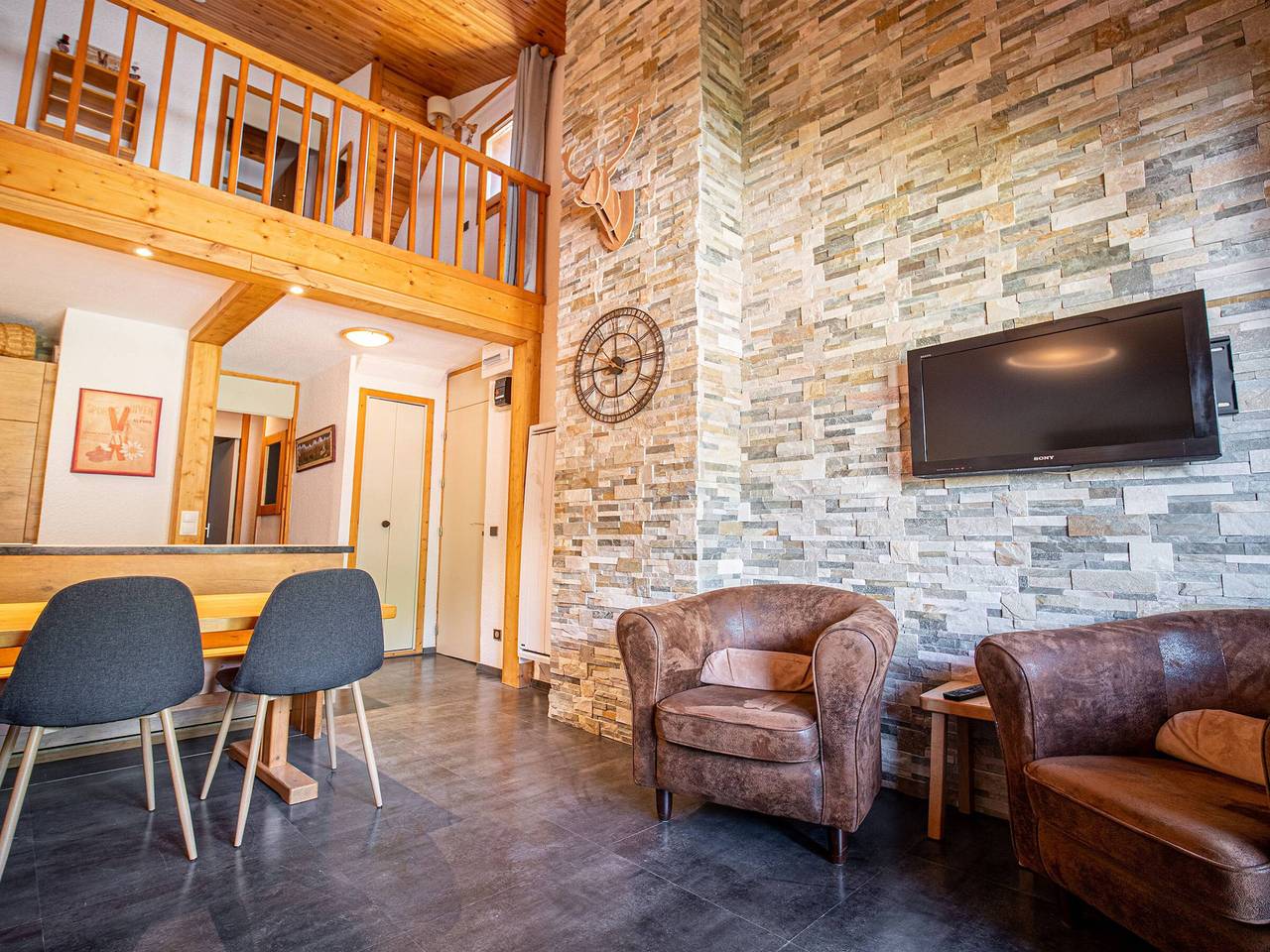 Apartamento entero, Dúplex con vista a pistas - Valmorel - 6 pers. in Valmorel, Les Avanchers-Valmorel