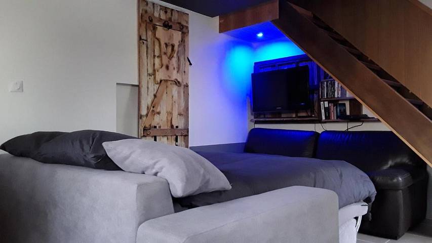 Appartement de vacances pour 4 personnes, avec Balcon ainsi que Terrasse et Vue