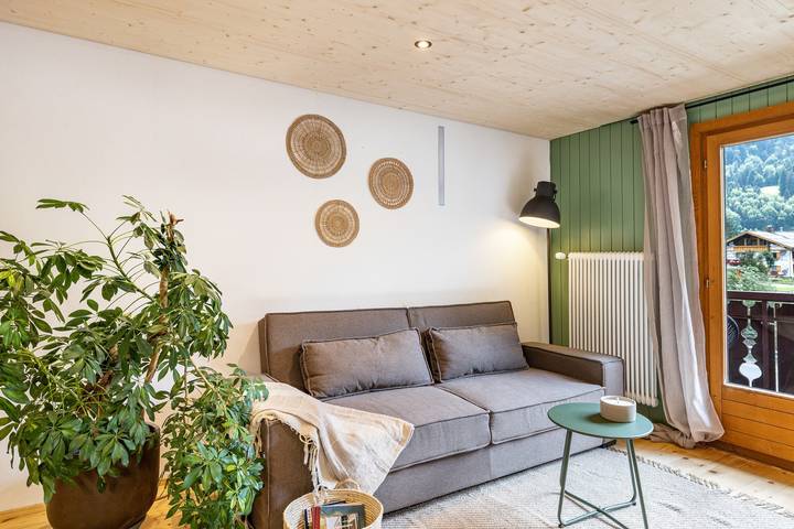 Ferienwohnung für 6 Personen, mit Balkon und Garten im Bregenzerwald