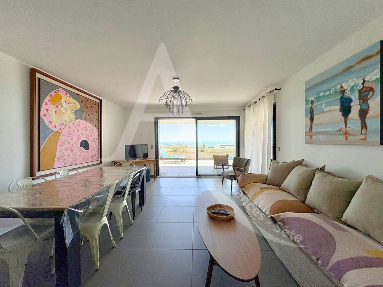 Appartement entier, 250 / Superbe T4 Climatisé En Front De Mer in Sète, Côte d'Améthyste
