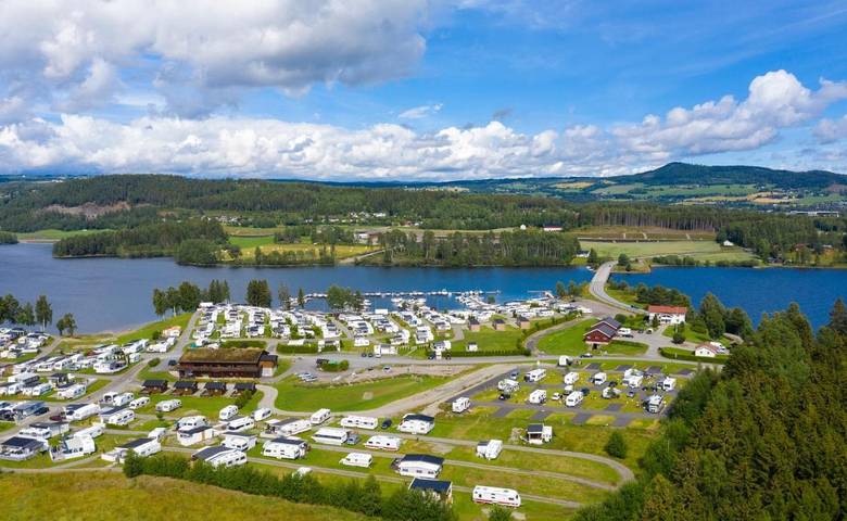 Camping für 6 Personen, mit Terrasse und Garten in Hedmark