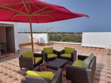 Gîte pour 6 personnes, avec vue et terrasse à Bouznika