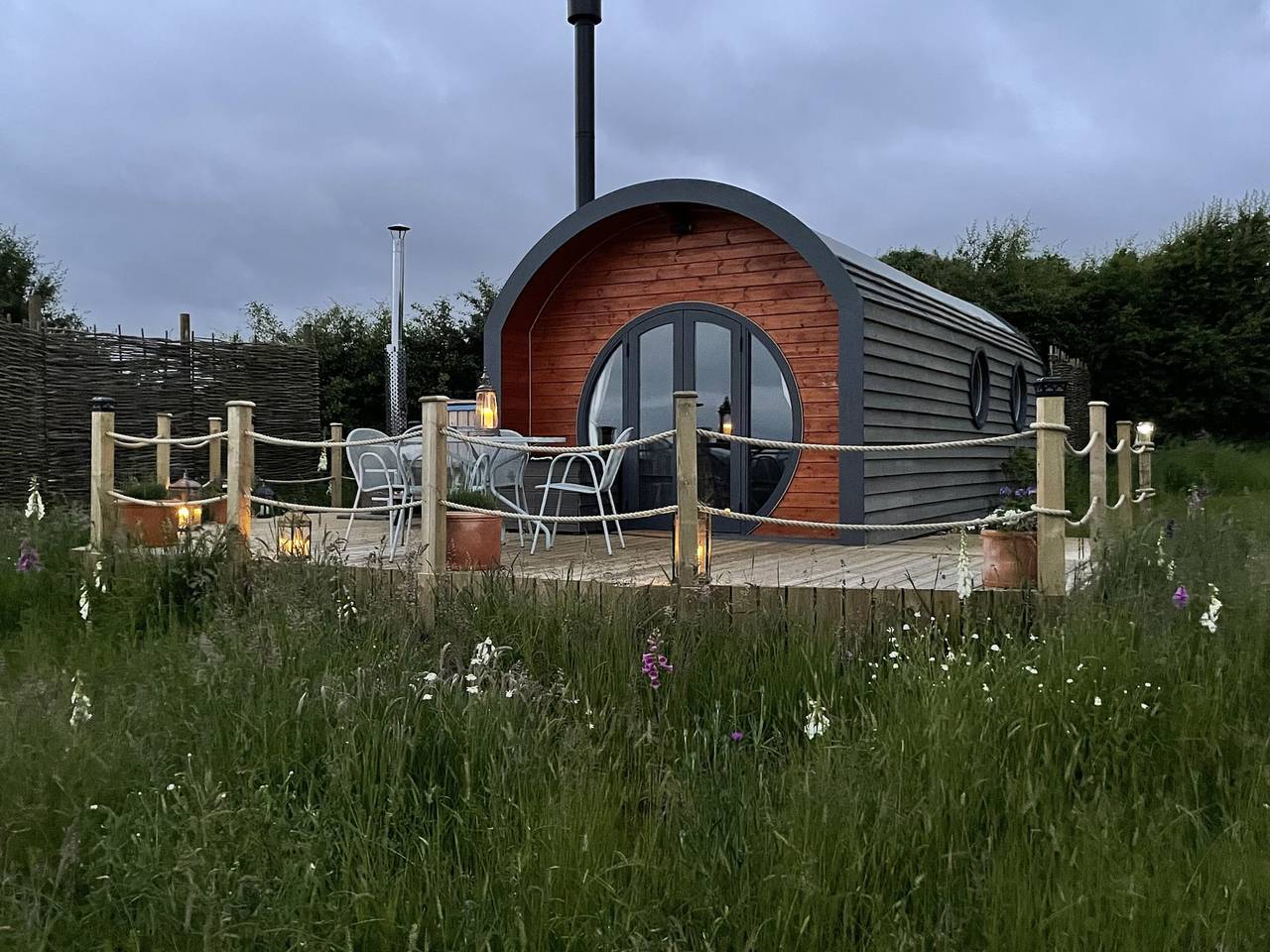 Cabines à Oxfordshire avec Spa & Vue Prairie in Oxfordshire