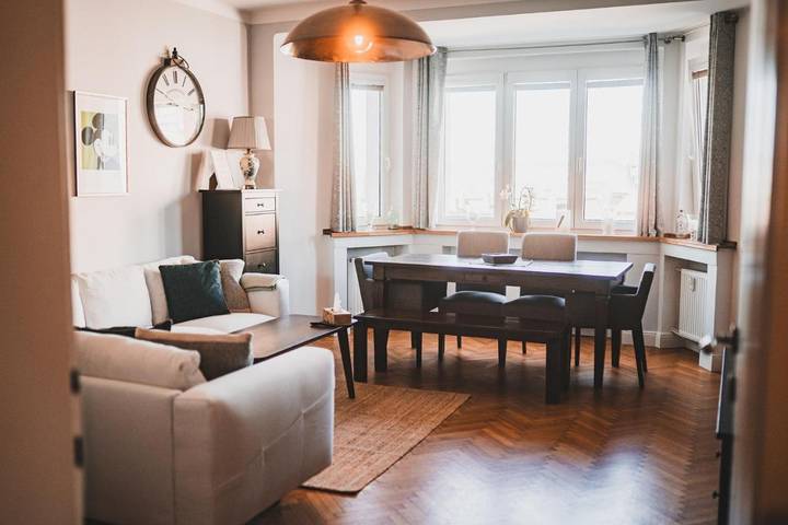 Appartement de vacances pour 4 personnes, avec jardin et vue