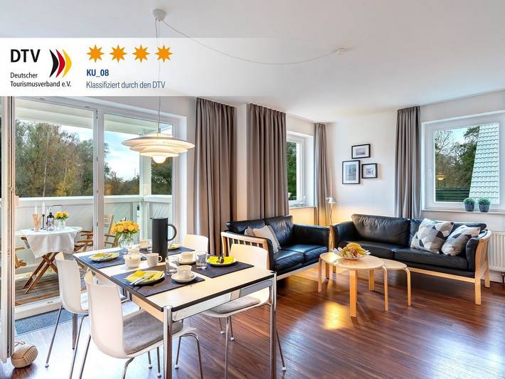 Ferienwohnung für 4 Personen, mit Balkon in Heringsdorf