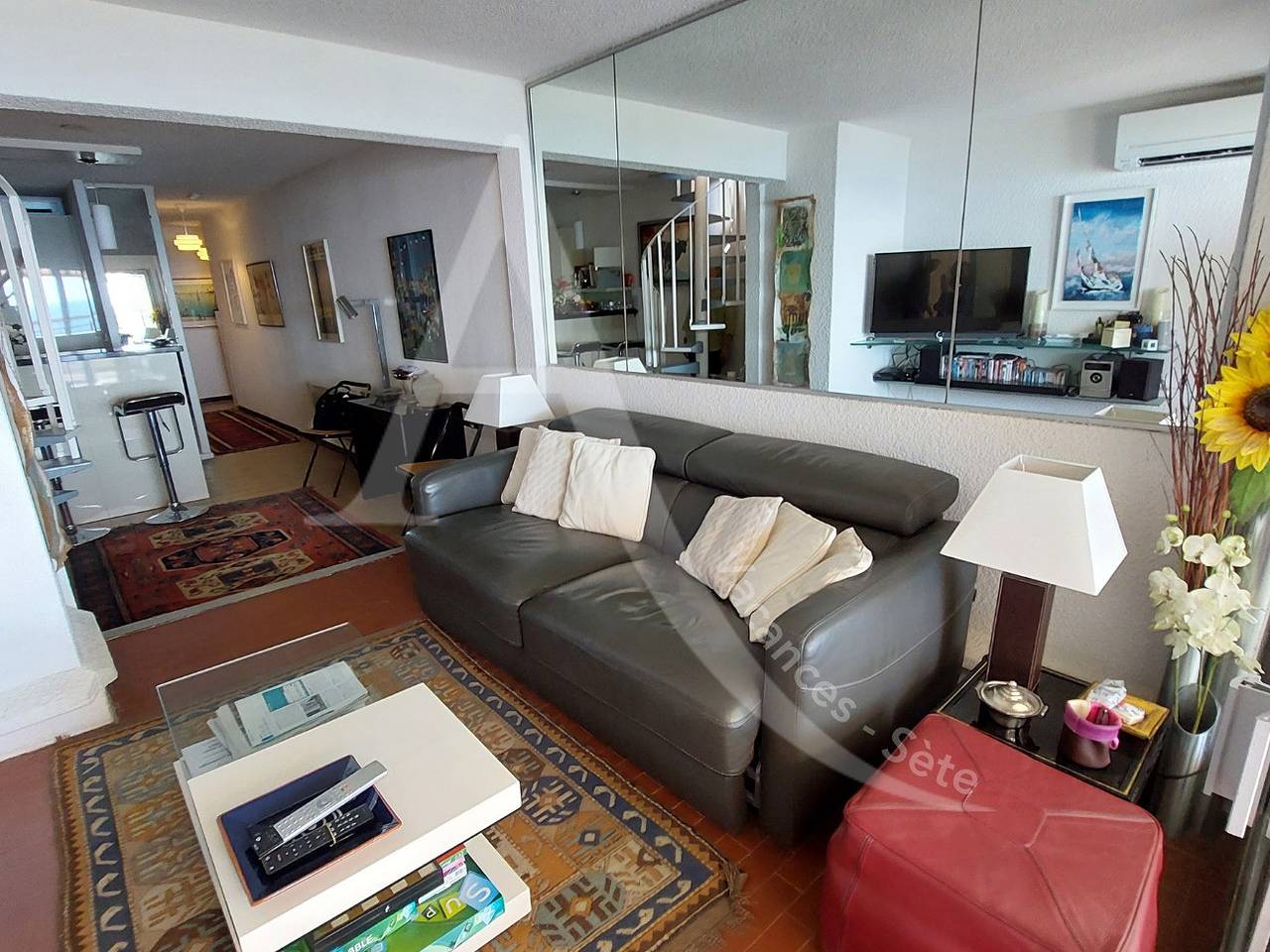 Entire apartment, 013 / Duplex, Double Terrasse, Clim + Wifi in Sete, Côte d'Améthyste
