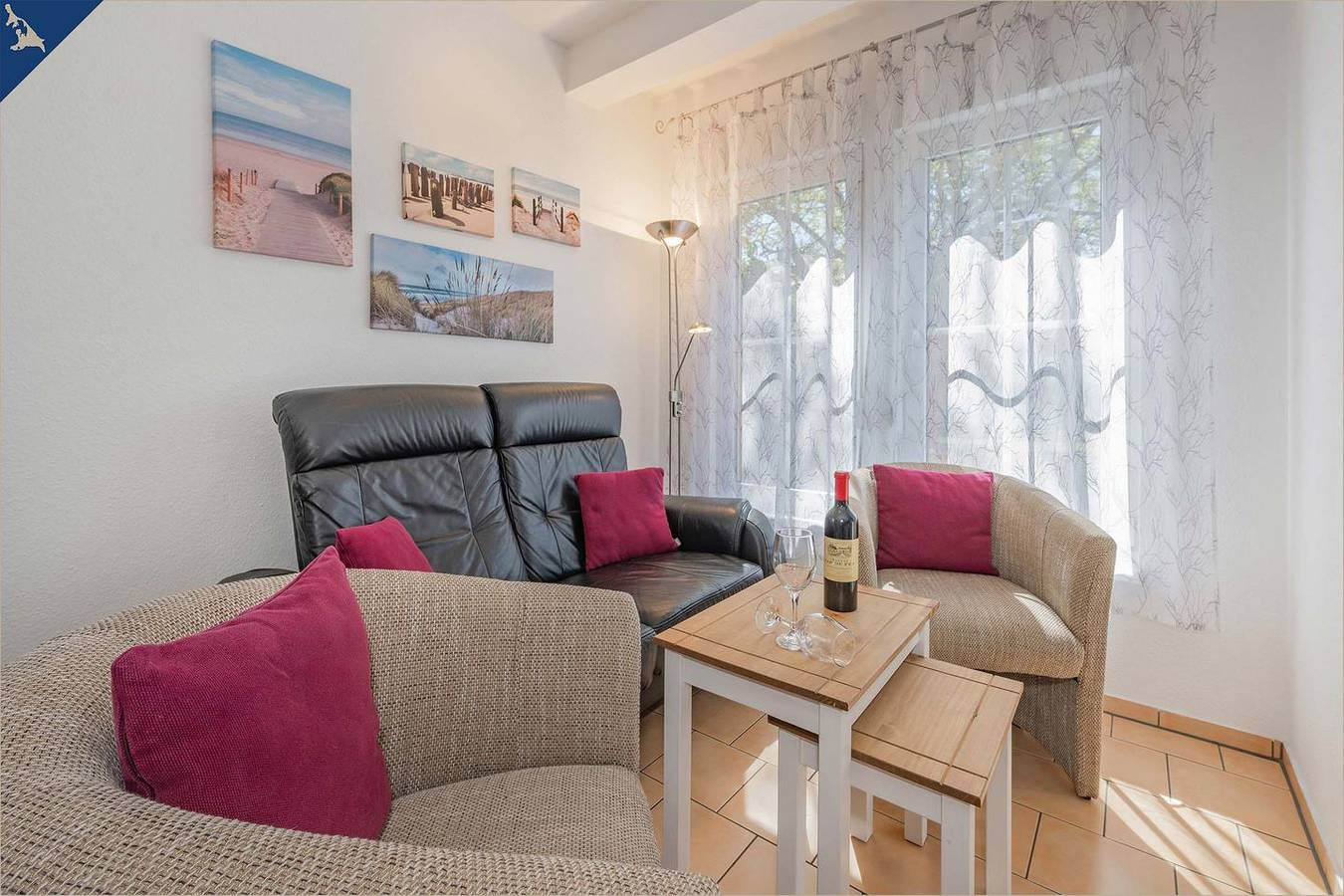 Ganze Wohnung, Moderne Ferienwohnung mit Gartenblick in Koserow in Koserow, Bernsteinbäder