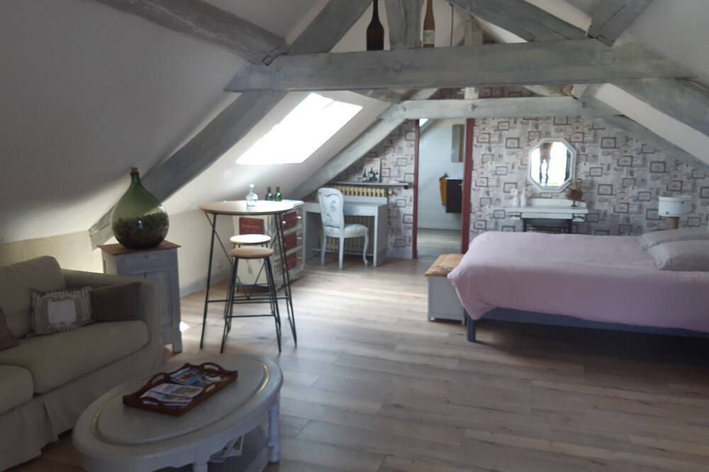 Gîte familiale avec piscine en partage in Beaulieu-sur-Layon, Vallée de la Loire