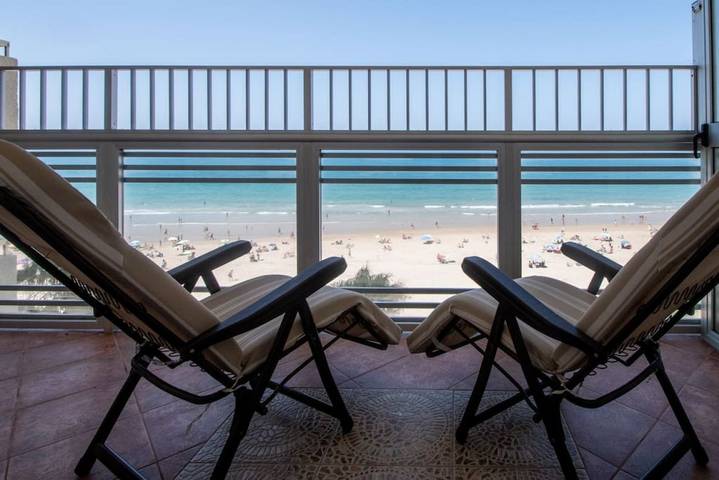 Vakantieappartement voor 6 personen, met Balkon/Terras in Cádiz