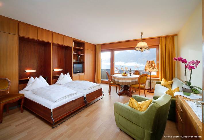 Studio für 2 Personen, mit Kinderpool und Balkon in Meran - 4