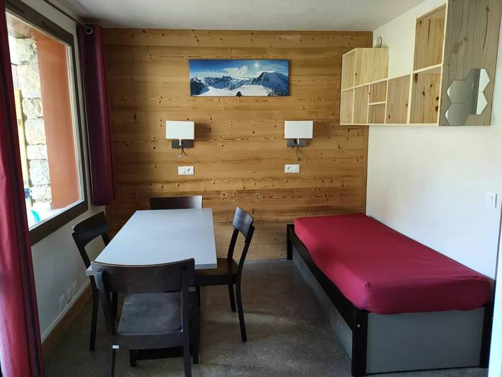 Ganzes Studio, Renoviertes divisible studio · Herz der Station · Piste view · Balkon in Belle Plagne, La Plagne-Tarentaise
