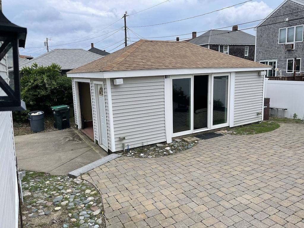 Steps to Beach in Marshfield, Massachusetts