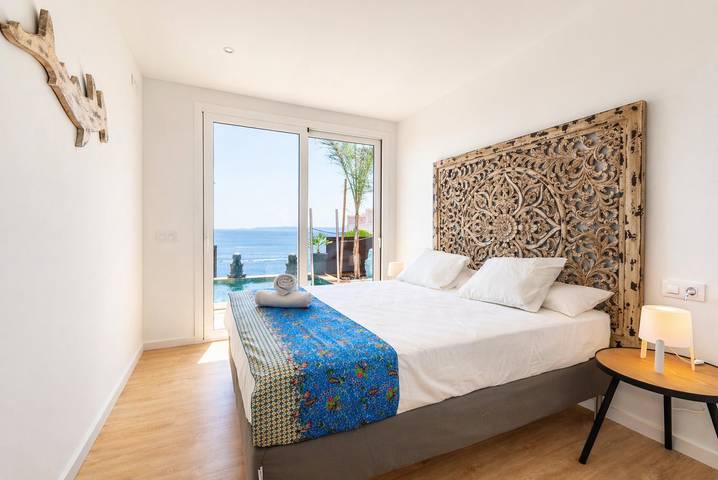 Chalet für 6 Personen, mit Meerblick und Terrasse, mit Haustier in Roses