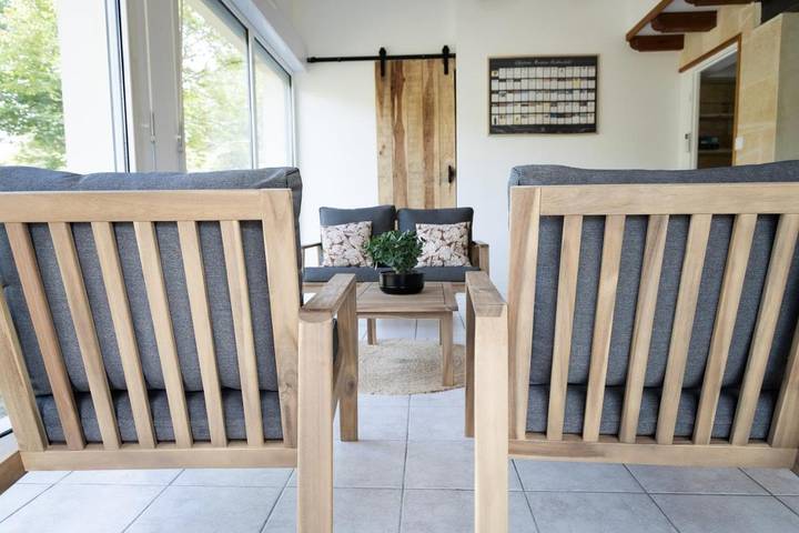 Gîte pour 6 personnes, avec vue et jardin à Petit-Palais-et-Cornemps - 2