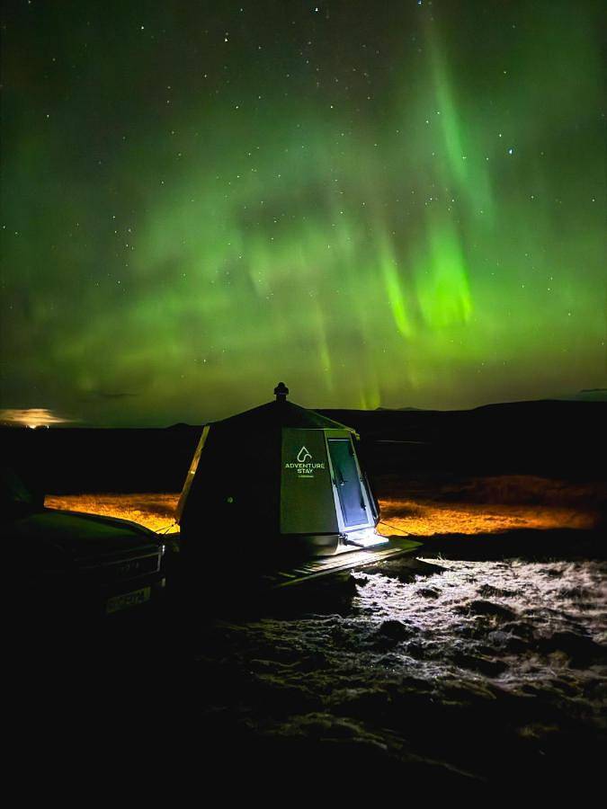 Camping für 2 Personen, mit Ausblick in Island