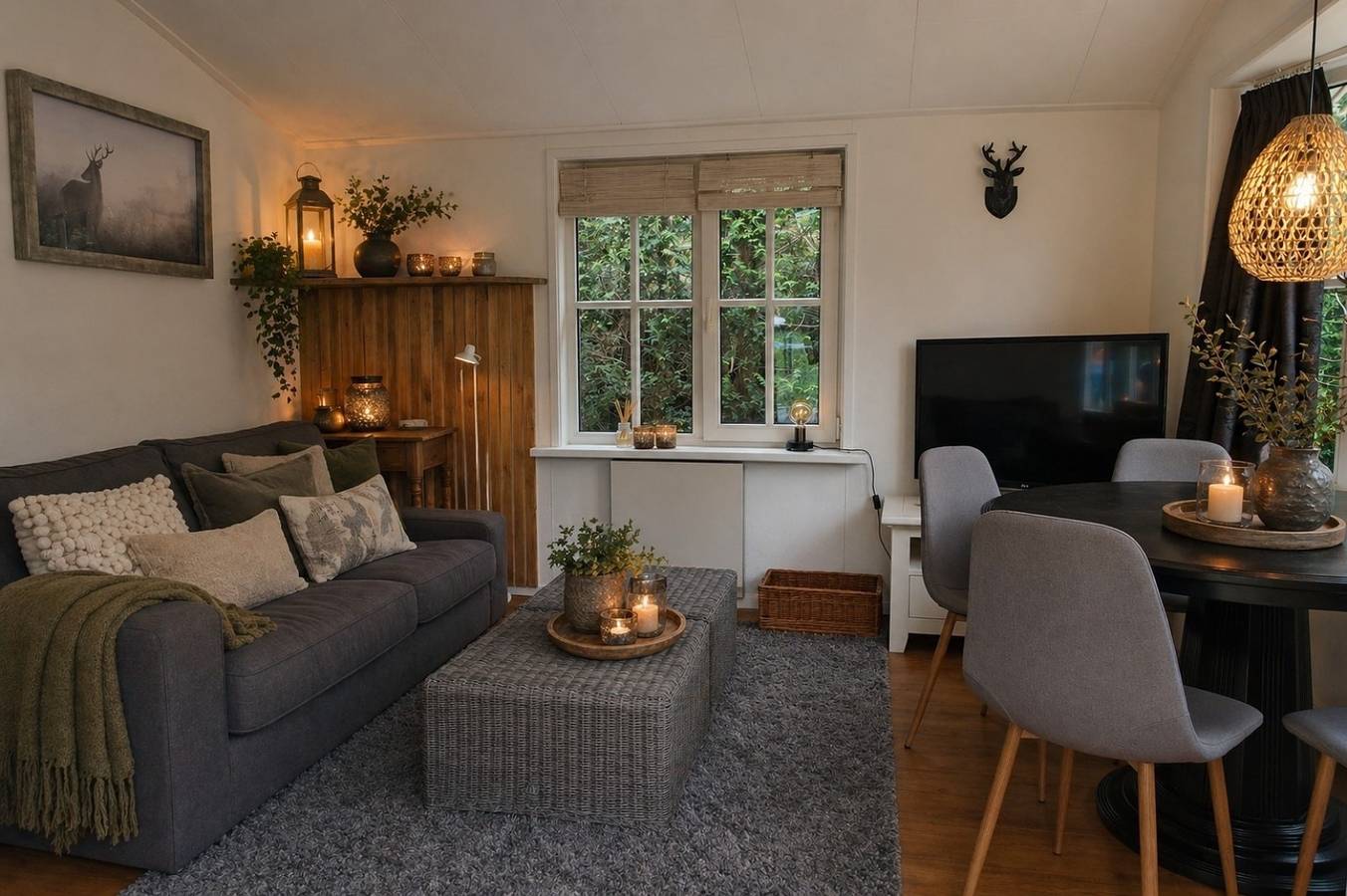 Sfeervol chalet voor 4 personen met ruime tuin en overdekte veranda in Rheezerveen in Hardenberg, Regio Zwolle