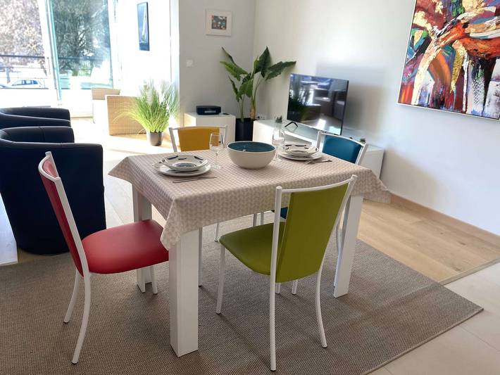 Ganze Wohnung, La Forêt-Fouesnant, neue Wohnung, zentral, in der Nähe vom Golf, privater Parkplatz in La Forêt-Fouesnant, Côte de Cornouaille