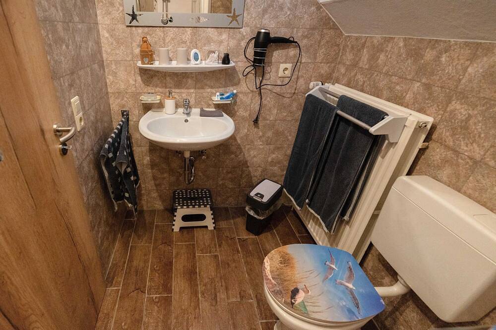 Ganze Wohnung, Ferienwohnung Wiesenblick, 65322 - Ferienwohnung in Ostfriesland 45qm, max. 2 in Moormerland, Ostfriesland