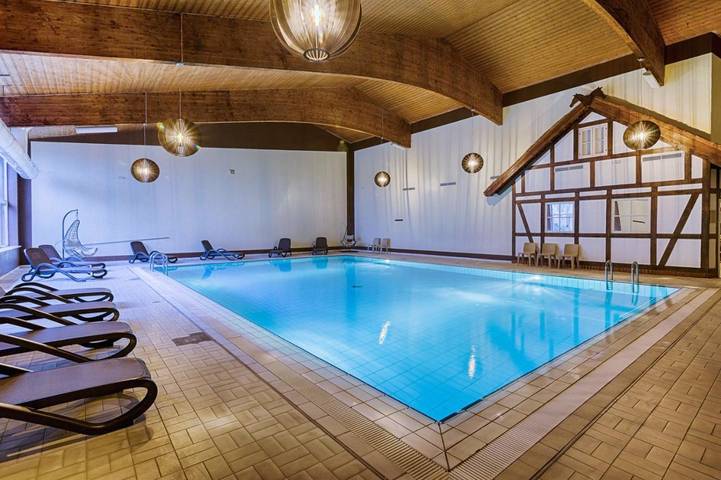 Hôtel pour 3 personnes, avec sauna et piscine ainsi que vue et jardin, animaux acceptés à Perleberg - 4
