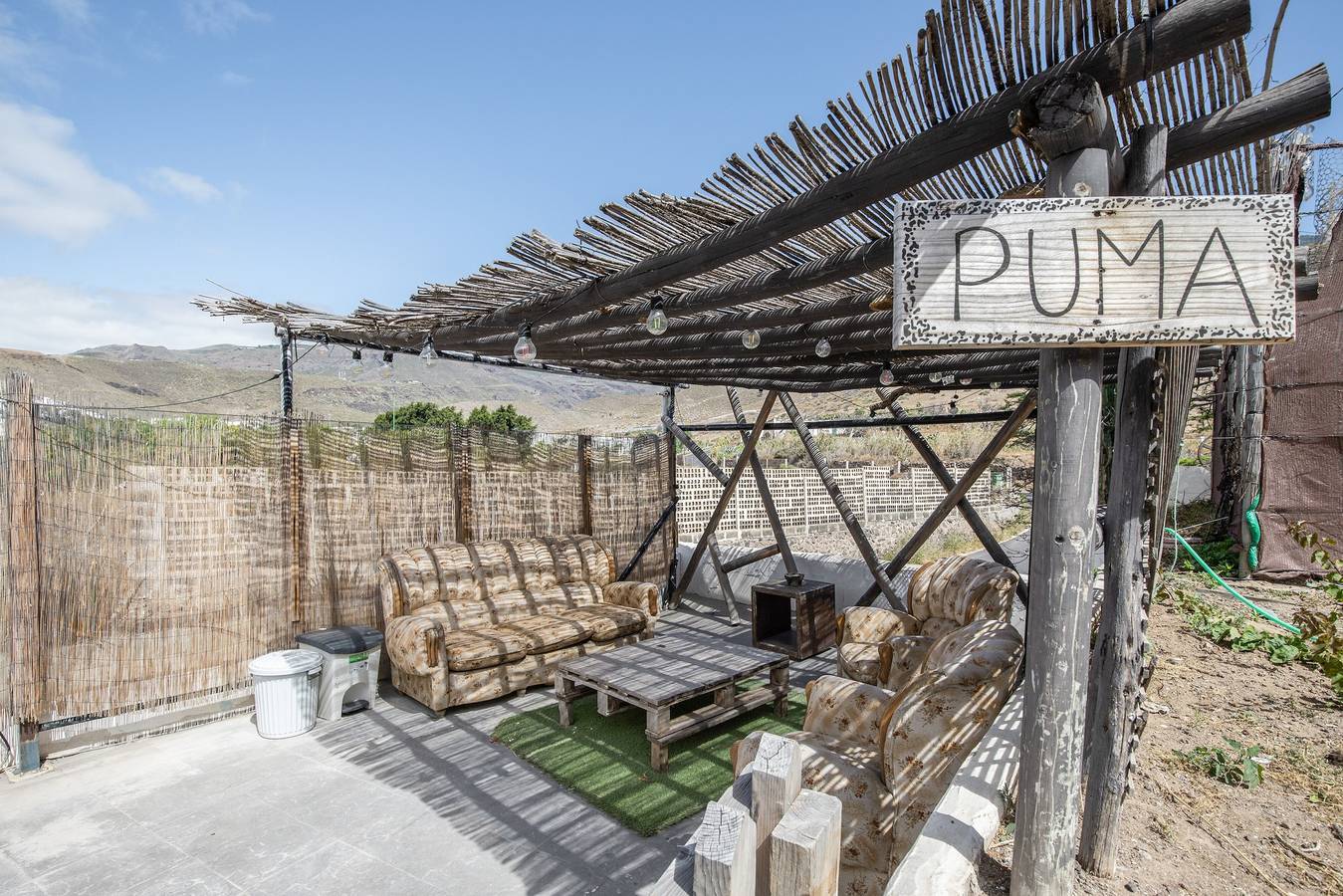 Casa Puma – Apartment auf der Finca Oaxaca in Agaete mit Meerblick in Puerto de las Nieves, Agaete