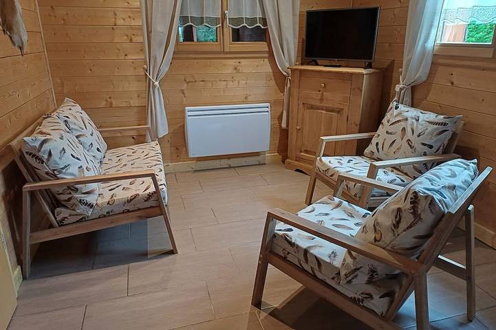 Schönes Holzchalet klassifiziert 2 Sterne für alle Jahreszeiten in Xonrupt-Longemer, Regionaler Naturpark Belchen der Vogesen